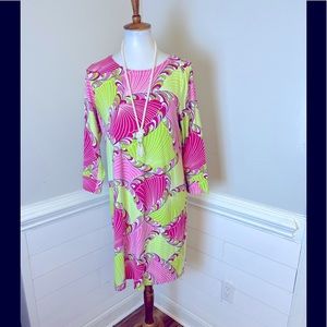 Crown & Ivy Bright Print Dress Medium (though tag says small)